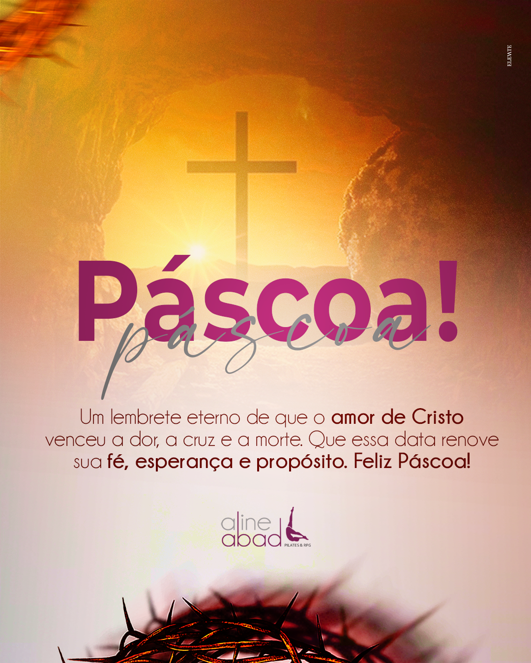 Arte de Páscoa de Aline Abad